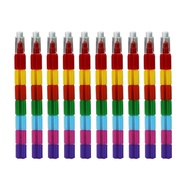 GB Stackable Crayon Pencil 10 Color Birthday Party Bag Fillers for Kid