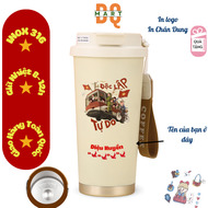 Bình Giữ Nhiệt DQMart Yan Sự Kiện Khắc tên theo yêu cầu in hình chân dung Bảo Hành