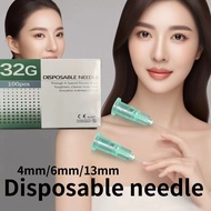 10/100pcs COD Disposable beauty  Needles 32G 4/6/13mm  can be used 1cc syringe一次性针头 Local sellers