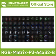 RGB Full-color LED Matrix Panel for Raspberry Pi Pico, 3mm Pitch, 64 × 32 Pixels, Standard Version /