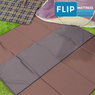 Hyundai Trade Flip Mattress - Home mattress 4-stage foldable expansion Velcro anti-slip Pilates yoga exercise noise prevention between floors