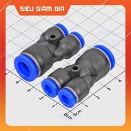 [3 Pieces]- PW10-6 Y-Tube Pneumatic Connector 10mm to 6-6mm SmartFix Components