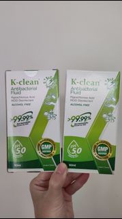 K-clean全方位抗菌液60毫升裝 $50支