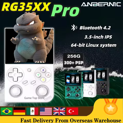 ANBERNIC RG 35XXPro Retro Handheld Game Console RG35XX Pro Gaming Player Support RixelHK WiFi Stream
