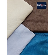 Kain Langsir Embossed Blackout 60" 150cm (0.5m/unit) *V* Kain Saja