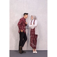 KIMONIK COUPLE WOVEN CLOTHES PUSPA GLORIA Baju Couple Set Pasangan Kebaya Set Couple