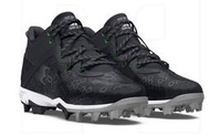 NEW UNDER ARMOUR UA HARPER 8 MID RM 中筒棒壘球膠釘鞋 3026592-001 黑