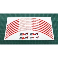 EVO Regamaster Desmond- rim sticker kit