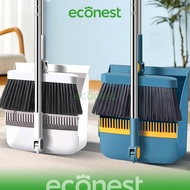 Econest Broom Dustpan Set Floor Cleaning Tools Broom Set Folding Broom Floor Broom Dustpan Set