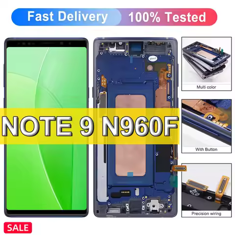 TFT Note9 Display For Samsung Galaxy Note 9 LCD Display Touch Digitizer For Samsung Note9 N960F/DS S