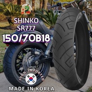 Korea Shinko Tires SR777 (150/70B18) Heavy Duty Tire, 150-70-18, 150/70x18, 150/70 18, Pirelli, Mich