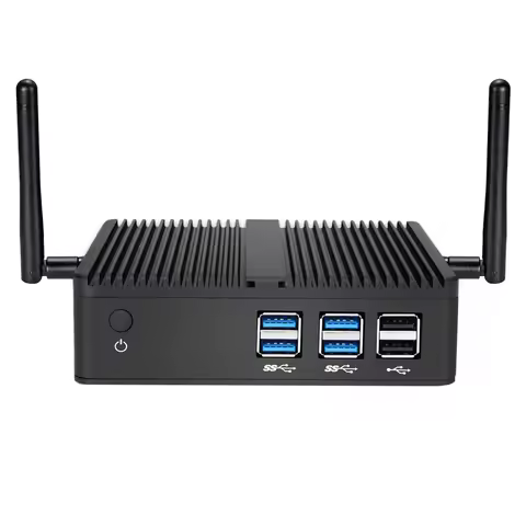 Fanless Mini PC Intel Core i7-4500U i5-4200U i3-5005U Windows 10 300M WiFi 8GB DDR3L 128GB/256GB/512