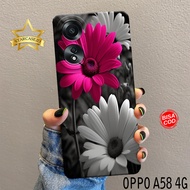 HP Oppo A58 4G Case - starcase.id - Oppo A58 4G 2023 Phone Case - Flower Fashion Case - Phone Case -