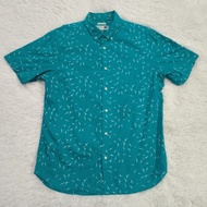 C66 Chest 46 Bird Pattern Shirt