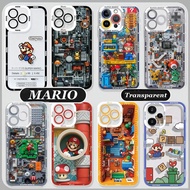 Mario Cool Building Block Case Cover For IPhone 16 15 Pro Max Plus 16E 17 Pro 17 Air I17 I6 Shell So