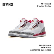 AIR JORDAN 3 RETRO 'Cardinal Red' BNIB Resmi Original