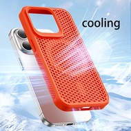 Protective case, compatible with iPhone 17 ProMax 16 15, 14 and 13 Series, magnetic heat dissipation