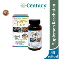 NATURES HEALTH OMEGA 3-6-9 45 CAPS / Omega 3 / Suplemen Otak
