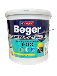 สีรองพื้นปูนเก่าสูตรน้ำ Beger B2500 (3.5ลิตร) สีใส รองพื้นปูนเก่าสูตรน้ำ รองพื้นปูนเก่าสูตรน้ำสีน้ำน