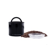 Airscape Coffee and Food Storage Canister 4" Obsidian Black Airtight
