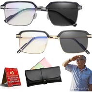 High-Definition Eye Protection Blue Light Filter Intelligent Zoom Progressive Lenses Reading Glasses