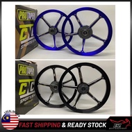 🔥NEW STOCK🔥 Protaper CNC Open Hub Sport Rim Set FG 505 160/160-17 YAMAHA Y125Z Y125 125Z 125ZR LC135 5SPEED LC135 5S