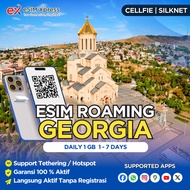 eSIM GEORGIA Daily Unlimited 1GB Data | eSIM Roaming Perjalanan Langsung Aktif