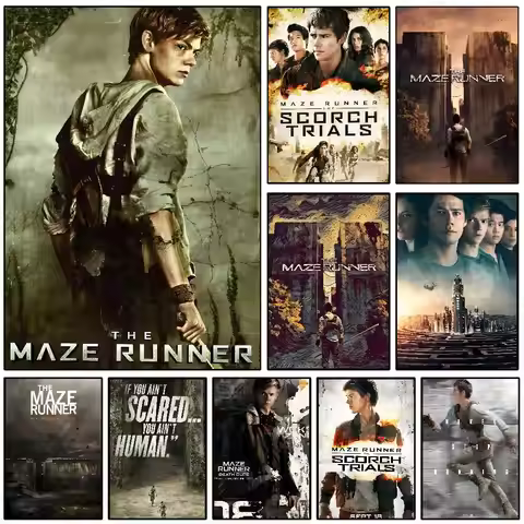 Movie Series The Maze Runner Poster Art Painting Poster With Prints Home bedroom living room decorat
