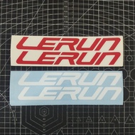 LERUN BIKES LOGO CUTTING STICKER STIKER