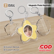 GANTUNGAN Acrylic Magnetic Frame Keychain Acrylic Magnetic Frame/ Custom Magnetic Frame KeychainKeyc