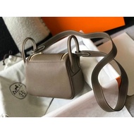 HERMES HERMES HERMES Bag Handmade Grade Elephant Gray RGJQ