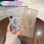 For Samsung Galaxy S25 Ultra S25 S25 Plus Case Mtte PC Protective Case Cover Ice Mist Ultra-thin For