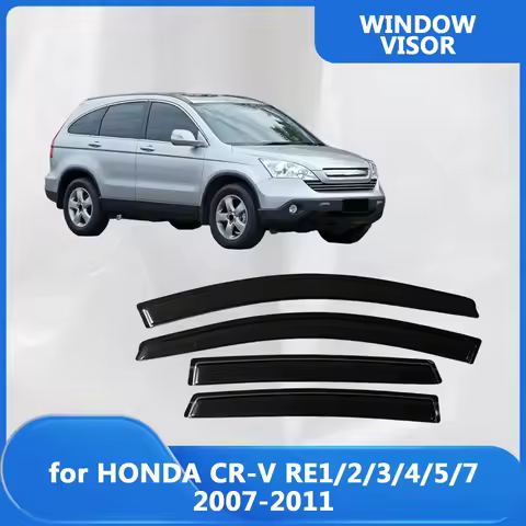 Window Visor for HONDA CR-V RE1/2/3/4/5/7 2007 2008 2009 2010 2011 Wind Deflectors Rain Guards Door 