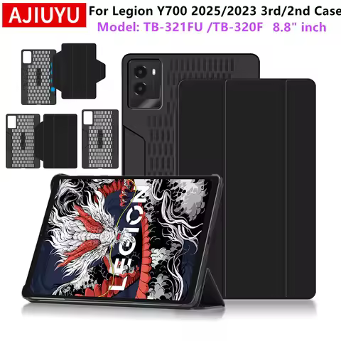 AJIUYU Case For Lenovo Legion Y700 2025 2023 8.8" Game Tablet for LEGION Y700 2nd 3rd Gen TB-321FU T