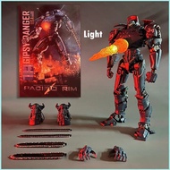 HNM Light Pacific Rim 2 Gipsy Danger Action Figure Mecha Model Dolls Toys For Kids Home Decor Gifts 