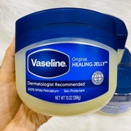 Sáp dưỡng ẩm Vaseline pure petroleum jelly 450g - xanh dương