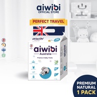 [TRAVEL] Aiwibi Baby Premium Natural Diapers Tape & Pants