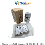 银杏尿酸丸Ginkgo Uric Acid Capsules – Bantu Kurangkan Ketidakselesaan Asid Urik & Gout