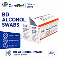 BD ALCOHOL SWABS 100's BOX (EXP:03/2029)
