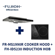 FUJIOH FR-MS1990R Slim Cooker Hood (Recycling) + FH-ID5230 Induction Hob with 3 Zones