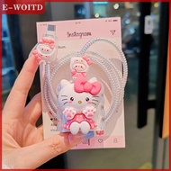 ซื้อ 1 ชิ้น ลด 10 บาท Sanrio Hello Kitty เคสป้องกันที่ม้วนสายชาร์จโทรศัพท์ เคสป้องกันที่ม้วนสาย18W 2