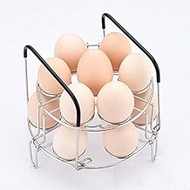 1PC Round Stackable Egg Steamer Rack Trivet with Heat Resistant for Instant Pot Accessories Multipurpose Steaming Holder Kitchen