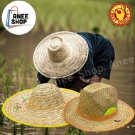 / farmer hat / straw grass hat pekebun hat grass straw farmer hat