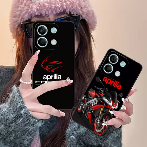 A-Aprilia Mobile Phone Case for Xiaomi Redmi Note 14 13 12 11 10 9 S A Pro Plus Lite 5G Black Smartp