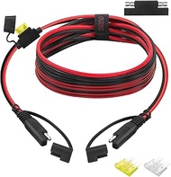 CUZEC 8FT/2.44m 14AWG SAE to SAE Extension Cable Quick Disconnect Wire Harness SAE Connector/SAE TO 