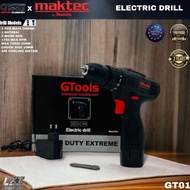 Bor cordless MAKTEC 12v mesin bor baterai drill tembok besi kayu