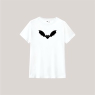 T365 Fortune Lucky Bat Halloween Short-Sleeved Top Tshirt Children Men Women Clothing T-Shirt Painti