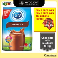 900g Dutch Lady Chocolate Family Milk Powder Drink Instant Milk Powder Anlene Nestle Omega Plus Dark