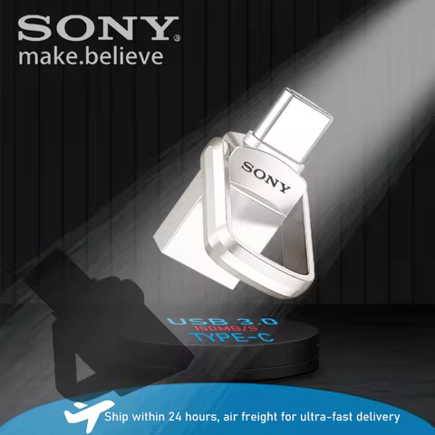 SONY Super Mini Metal USB Flash Drive 2TB 1TB 512GB 256GB 128GB USB3.0 Pendrive Memory Stick Keychai