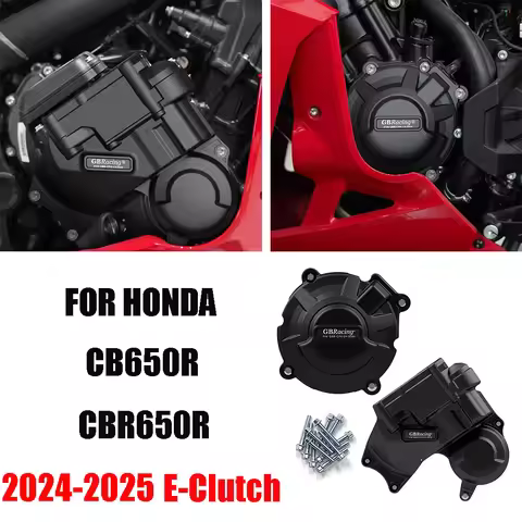 Engine Protection Cover For CBR650R & CB650R 2024-2025 E-CLUTCH Secondary Engine Cover SET Secondary